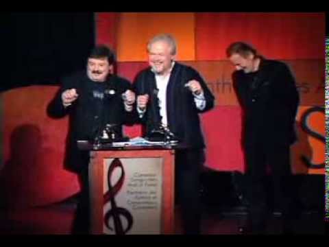 Randy Bachman & Burton Cummings are inducted into the CSHF - Award presented by Gordon Lightfoot