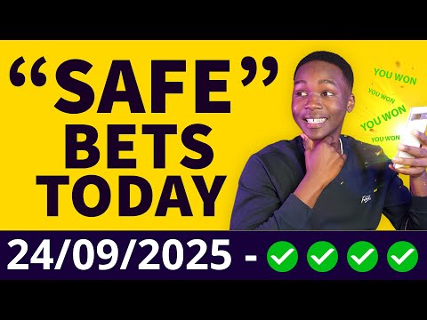 FOOTBALL PREDICTIONS TODAY 24/09/2025 SOCCER PREDICTIONS TODAY | BETTING TIPS, #footballpredictions