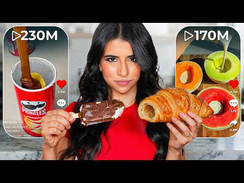 جربت أشهر الوصفات الترند على تيك توك | عملت آيس كريم في البيت 🍦