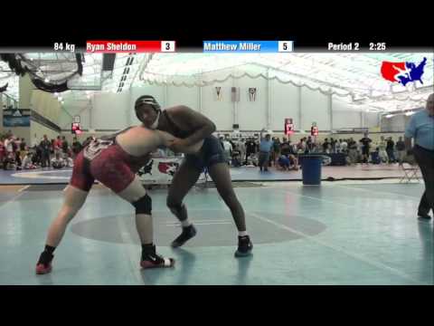 Ryan Sheldon vs. Matthew Miller at 2013 ASICS University Nationals - FS