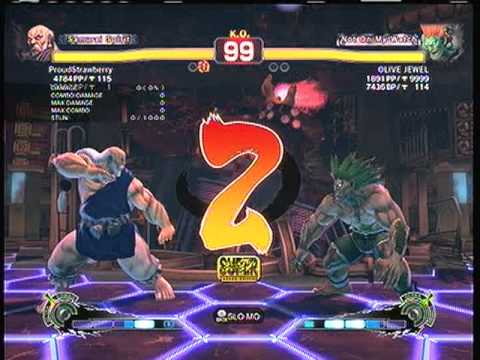 SSF4AE: Gouken (ProudStrawberry)  vs. Blanka (OLIVE JEWEL)         SD