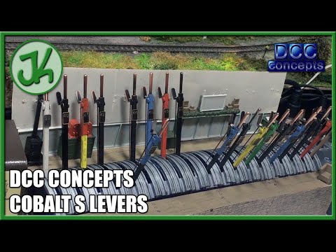 The ultimate model turnout and accessory control? Cobalt S levers.