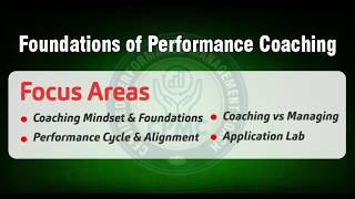 Foundations of Performance Coaching