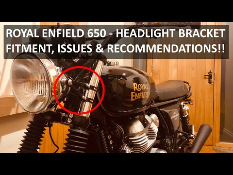 Royal Enfield Interceptor 650 - Headlight Bracket Install - How to & Issues