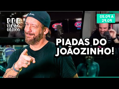 Um mês inteiro de Joãozinho! - AS MELHORES PIADAS DO JOÃOZINHO | #pretinhobasico | 05.09 A 29.09