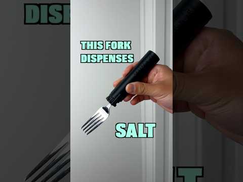 A fork that dispenses salt…