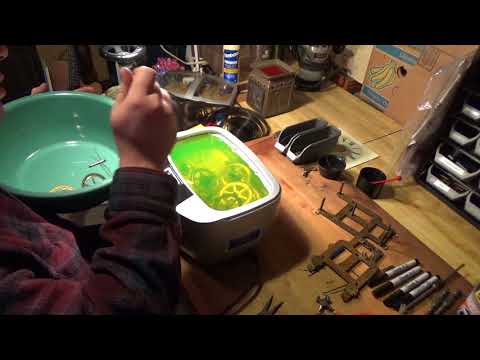 Antique Seth Thomas Overhaul - Part 6 - Cleaning with...