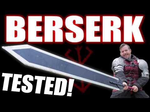 TESTING a REAL Berserk Dragon Slayer Sword!! CAN YOU FIGHT WITH IT??