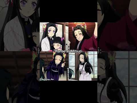 they as.......🤗 #famousshorts #demonslayer #shinobu #kanae #kanao #mitsuri #tamayo #Aoi #giyu 💗