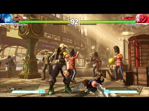 SFV Beta Online Match Kurosaki (Chun) VS Kinothas (Nash)