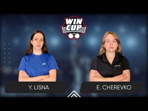 12:00 Yaroslava Lisna - Evelina Cherevko 26.06.2025 WINCUP Women Professional TABLE 1
