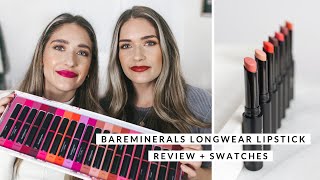 bareMinerals BAREPRO Longwear Lipstick Review + Swatches