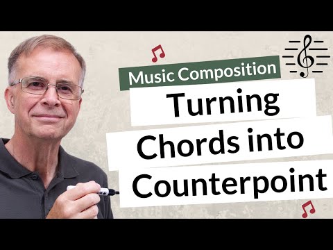 Writing Counterpoint from a Chord Scheme - Music Composition