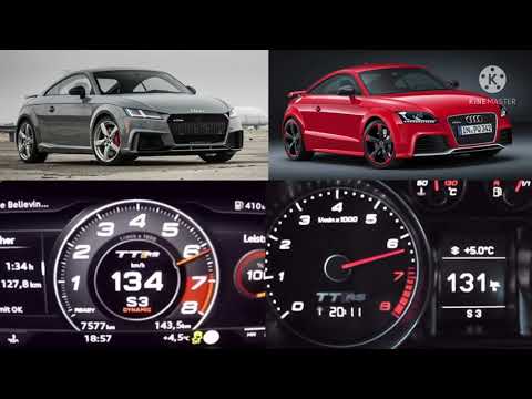2020 Audi TT RS vs 2013 Audi TT RS Plus 0-200 kmh race