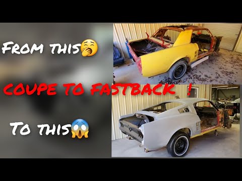 1967 ford mustang coupe to fastback conversion part 1