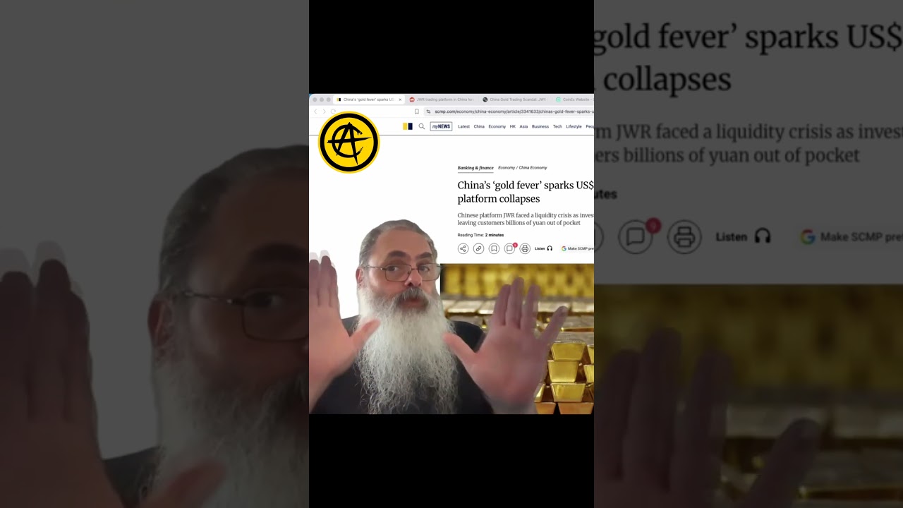 EMPRESA CHINESA de OURO COLAPSA e deixa PREJUÍZO de 1.4 BILHÃO de DÓLARES: BITCOIN tem FUNDAMENTOS