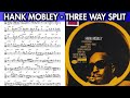 Hank Mobley on "Three Way Split" (Rhythm Changes) - Solo Transcription for Tenor Sax