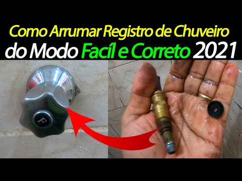 Como Arrumar Registro de Chuveiro,como Consertar Reparo de Registro de Chuveiro,Chuveiro Pingando.