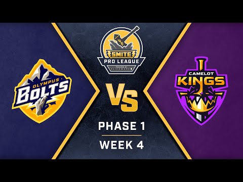 SMITE Pro League Phase 1 Week 4 Olympus Bolts vs Camelot Kings