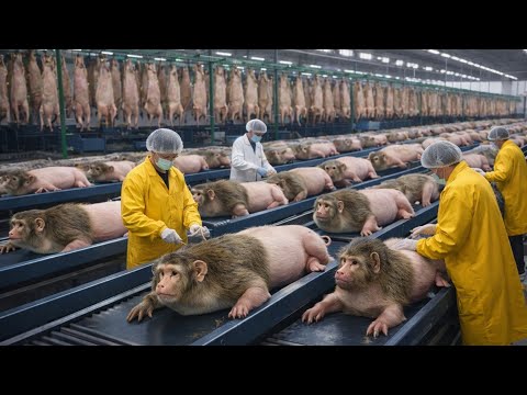 Inside the genetic mutation process in the laboratory from monkey to pig with compatible organs