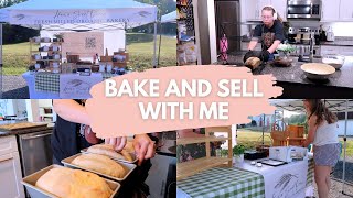 Bake + Sell With Me at the Farmers Market | Micro Bakery Behind the Scenes