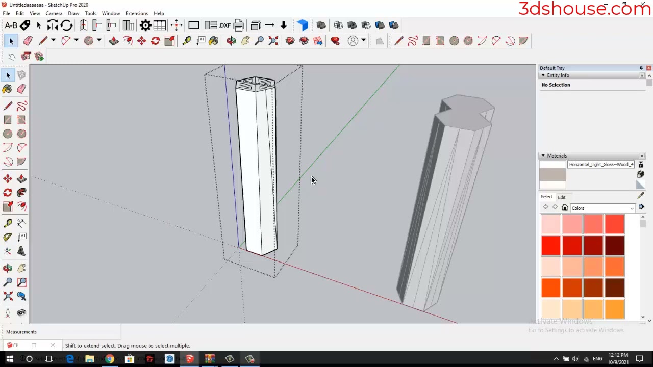 Hide and unhide all in Sketchup