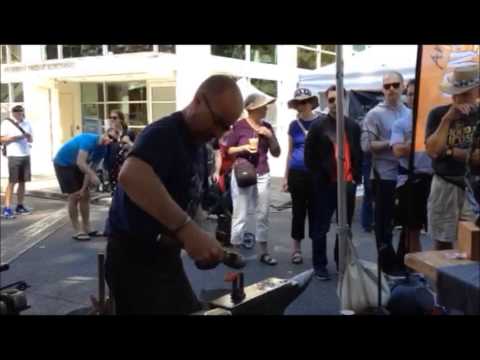 forging a scroll at art in pearl