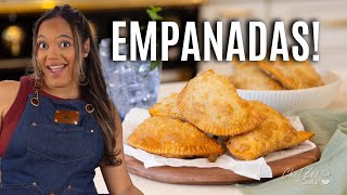 Dominican Beef and Cheese Empanadas