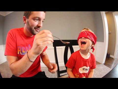 4 Year Old WEIRD FOOD Test!