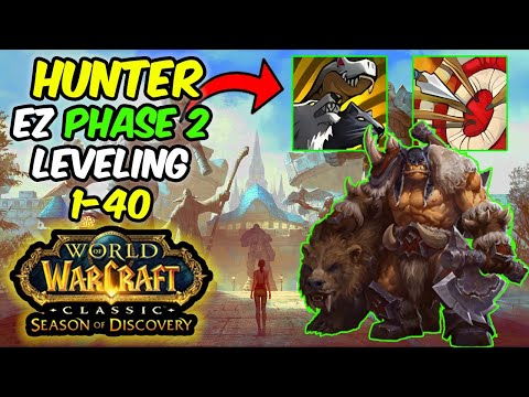 🏹 COMPLETE BEGINNER's SOD Phase 2 Hunter Leveling Guide 🏹 ( Races  / Talents/Runes /Rotation/Pets❗)