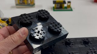 Upscaled LEGO Kiosk - Working on the black plates