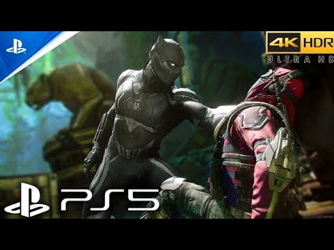 BLACK PANTHER WAR FOR WAKANDA PS5 Gameplay Part 2 FULL GAME [4K 60FPS]