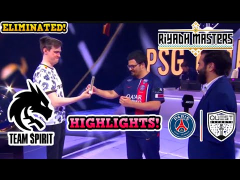 TEAM SPIRIT vs PSG QUEST / PLAYOFFS ELIMINATION / EWC x RIYADH MASTERS 2024 / BO1/ BO2 / BO3 DOTA 2
