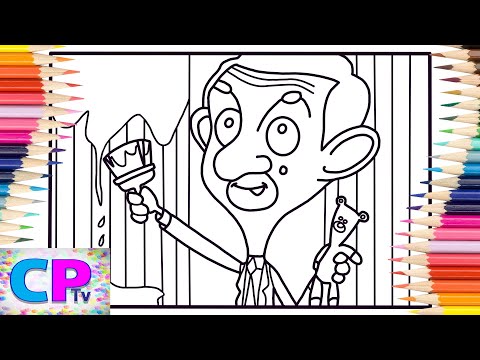 Mr Bean IPad Pro Coloring Pages/Mr Bean is Painting the Room/Elektronomia - Sky High [NCS Release]