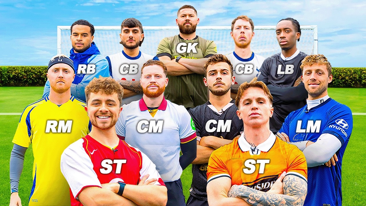 1 Footballer from Every Position Competes for £10,000