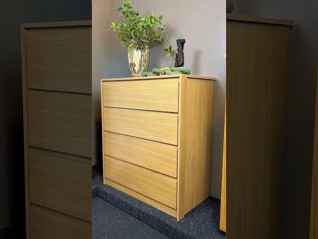 Vídeo relacionado con Habitdesign Cajonera, Cómoda con Tres cajones, Acabado en Blanco Mate, Dimensiones: 60 cm (Ancho) x 57 cm (Alto) x 44 cm (Fondo)