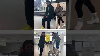 Ram Charan Upasana Making Fun In Airport #Unseen #Megafans #Peddi #Shorts