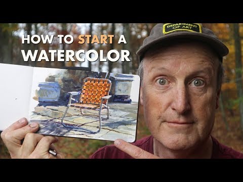 如何創作水彩畫 (How to Start a Watercolor)