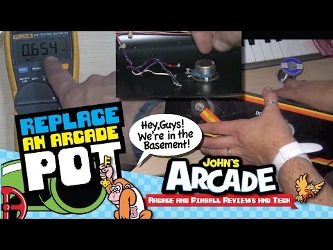 How to replace a potentiometer in an arcade game - Replace the pot on a Super Breakout