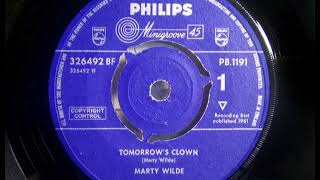 Popcorn - MARTY WILDE - Tomorrow's Clown - PHILIPS PB 1191 UK 1961 R&B Dancer
