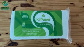 Vídeo de Interfolha Verde 20X20 C/1000 KI PAPER