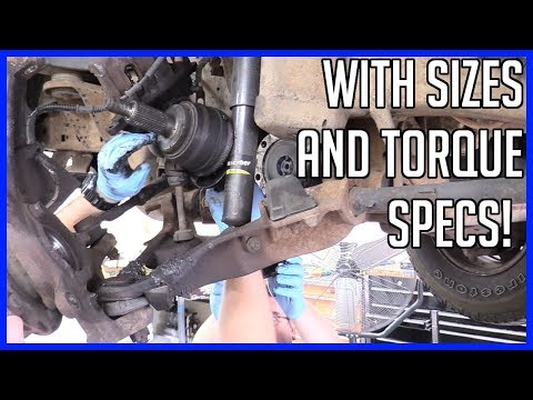 CV Axle Replacement Ford F150 Expedition 1997-2004 - Full Tutorial