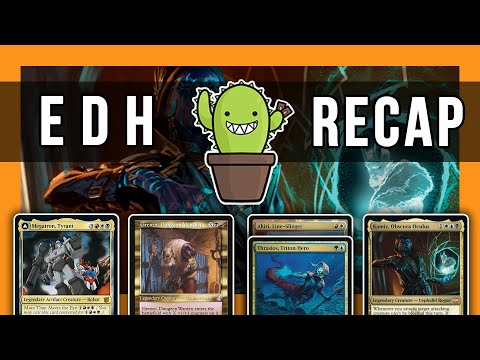 Spikes. Patrons. Commander gameplay. It's go time. | Megatron VS Grenzo VS Akiri / Thrasios VS Kamiz