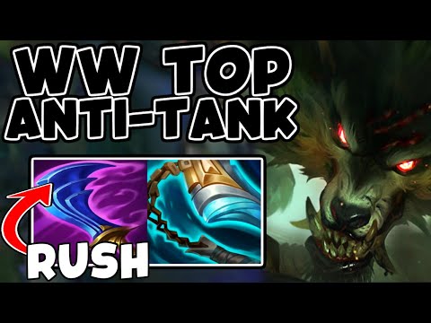 WARWICK TOP EASILY BEATS TANKS WITH THIS STRAT - League of Legends