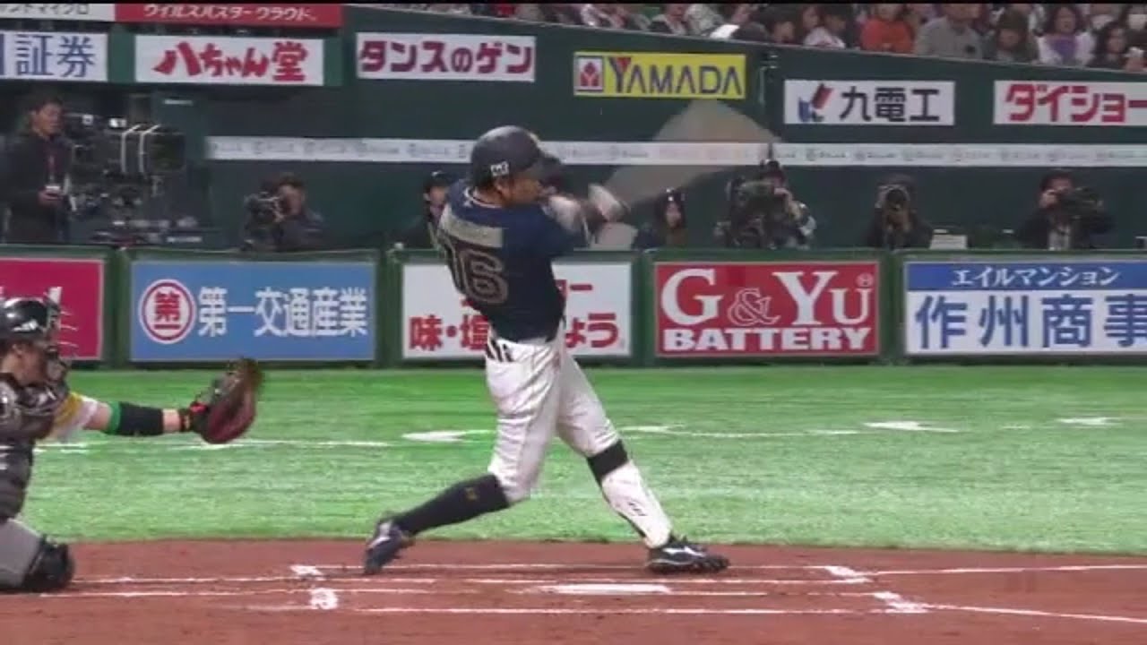 オリックス・ドラ8山足達也選手が初打席初安打 ホークス千賀滉大投手から中前打