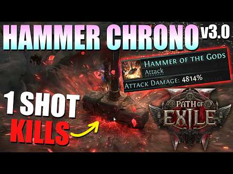 Path of Exile 2 - HAMMER CHRONO v3.0 Build Guide (VERY STRONG Melee Chronomancer) Hammer of the Gods