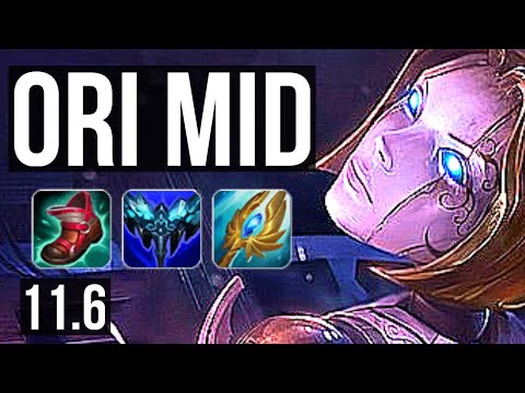 ORIANNA vs CORKI (MID) | Rank 5 Ori, 4/1/7 | KR Challenger | v11.6