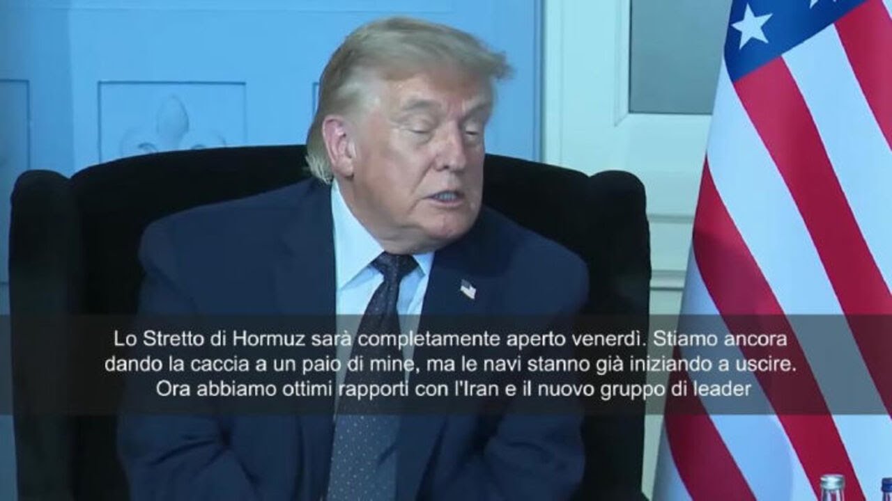 Trump: Lo Stretto di Hormuz sarà completamente aperto venerdì. Abbiamo ottimi rapporti con Iran