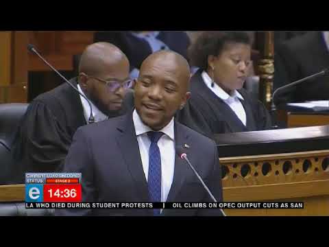 Sona Debate  Maimane takes aim at ANC