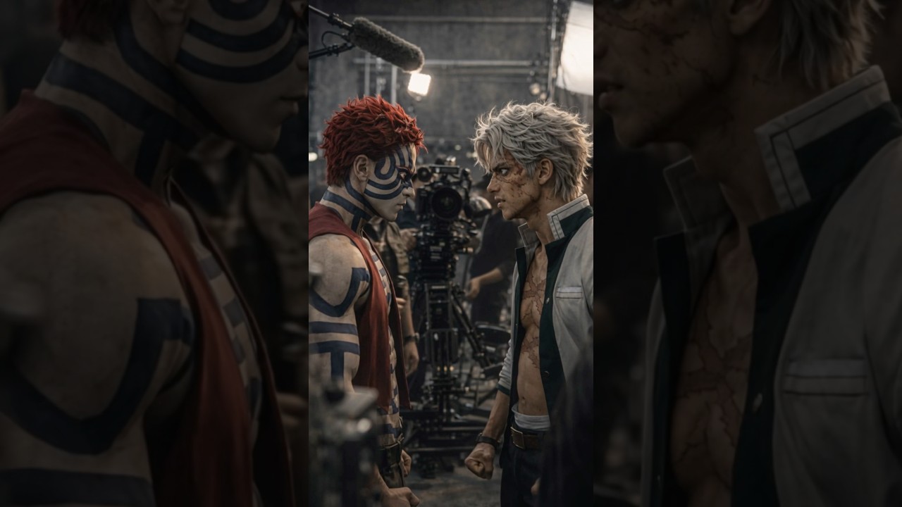 【実写版】鬼滅の刃 無限城編 撮影現場 #鬼滅の刃 #anime #demonslayer #ai #実写版 #撮影 #無限城 #猗窩座